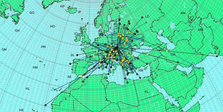 Layer-like opening above Europe