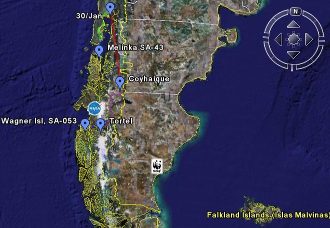 HA1AG's DX-pedition to Patagonia, Chile