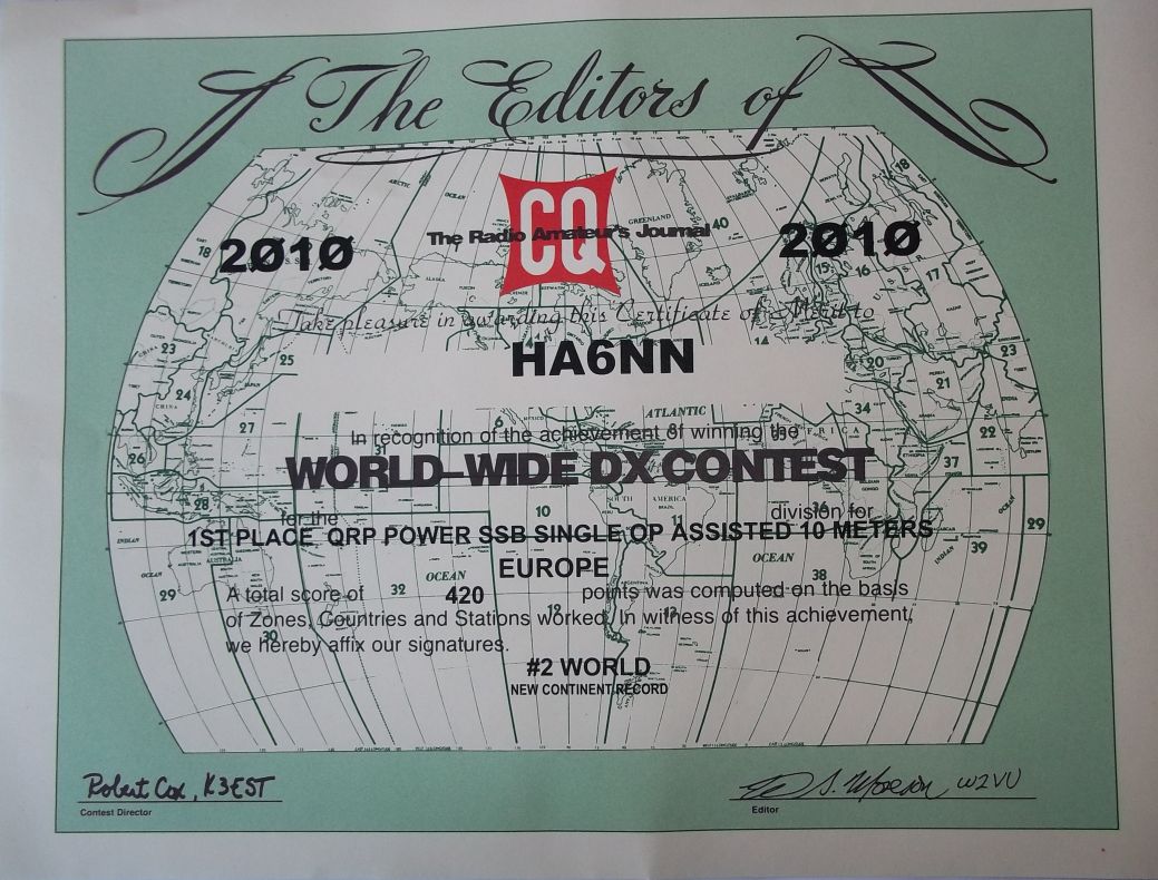 Europe 1st world 2nd place