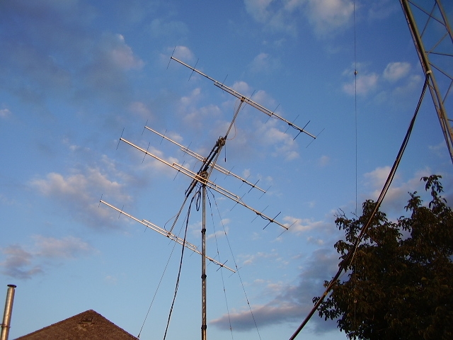 HA8CE's EME antenna System