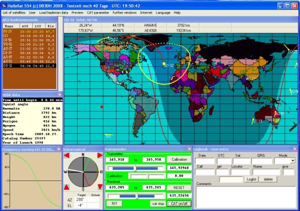 HalloSat the best choice among satillite tracking softwares!