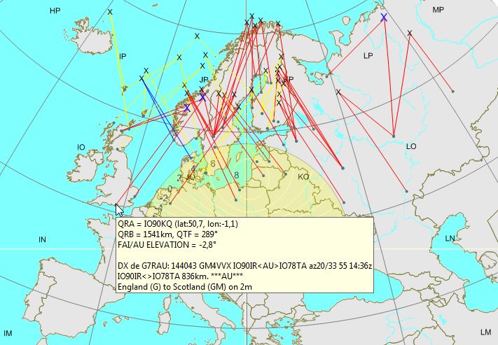 G7RAU in AU QSO