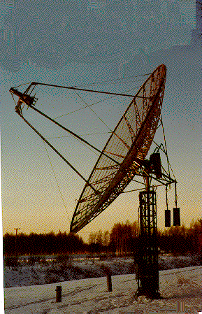 SM"CEW's paraboloid EME antenna